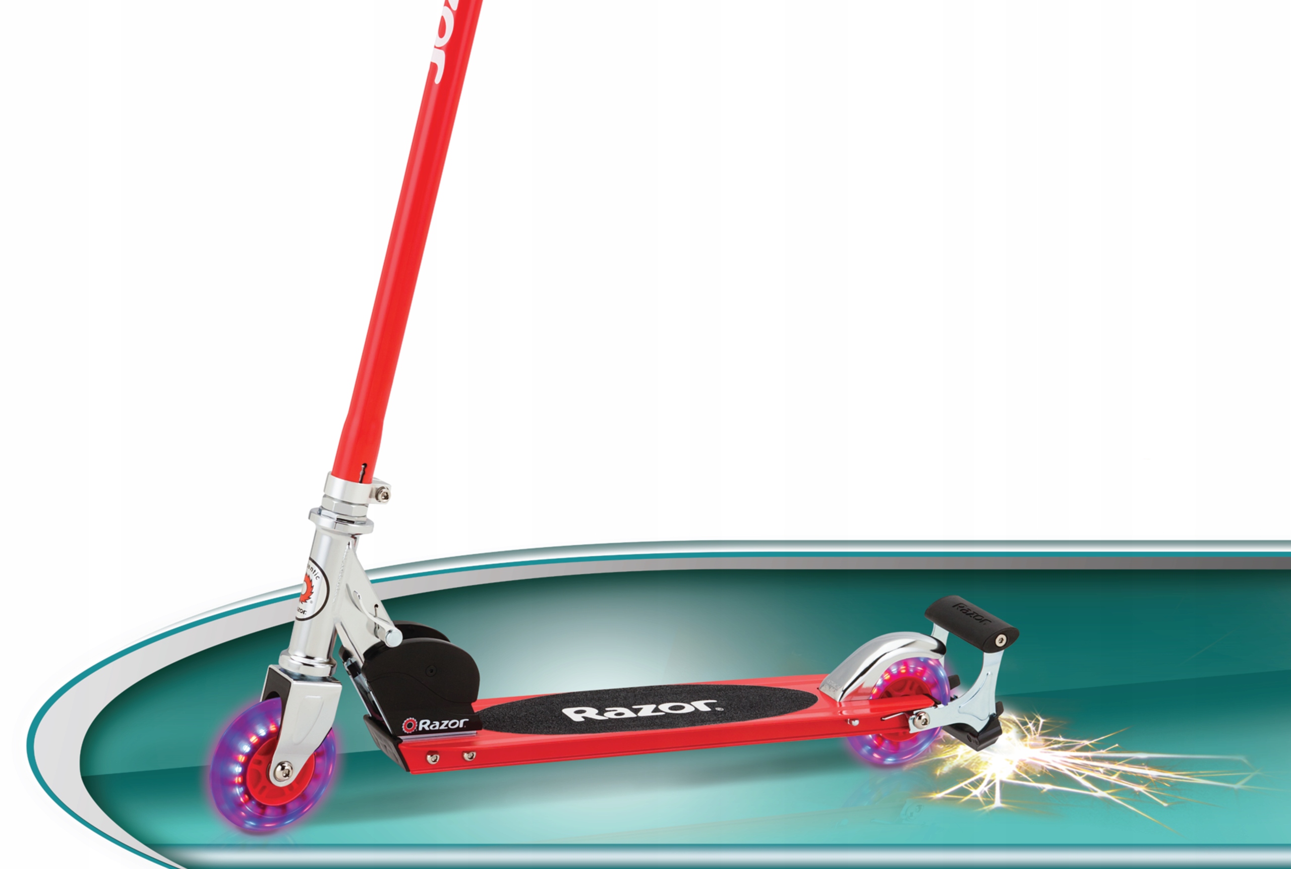 Hulajnoga Razor S spark świecące koła Czerwona Marka Razor