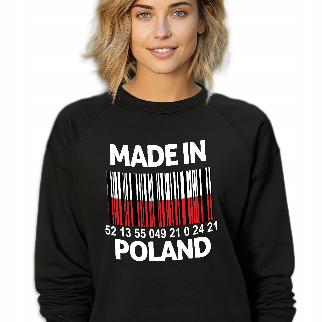Tepláková Mikina Černá Made In Poland Patriotismus Vlast Polsko Wz M