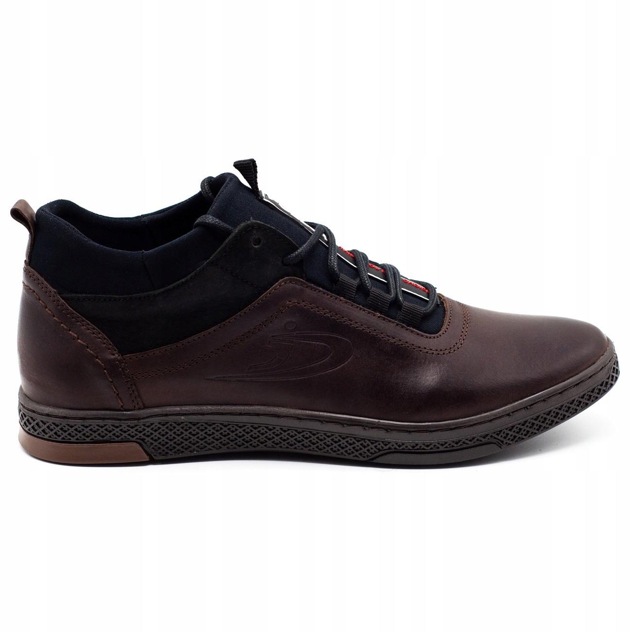

Buty Męskie Ocieplane Skóra K27F Brąz 44