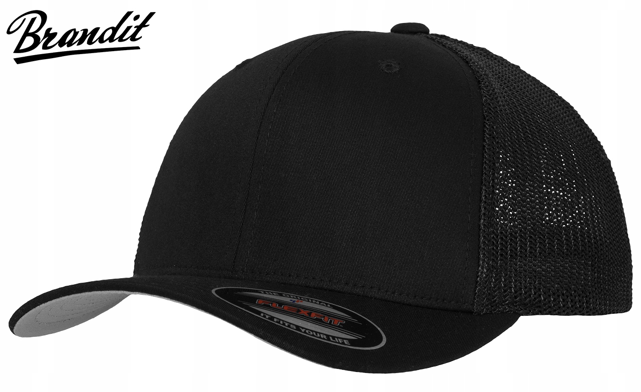 CZAPKA Z DASZKIEM MĘSKA BEJSBOLÓWKA BRANDIT Flexfit Mesh Trucker Cap S-M Marka Brandit