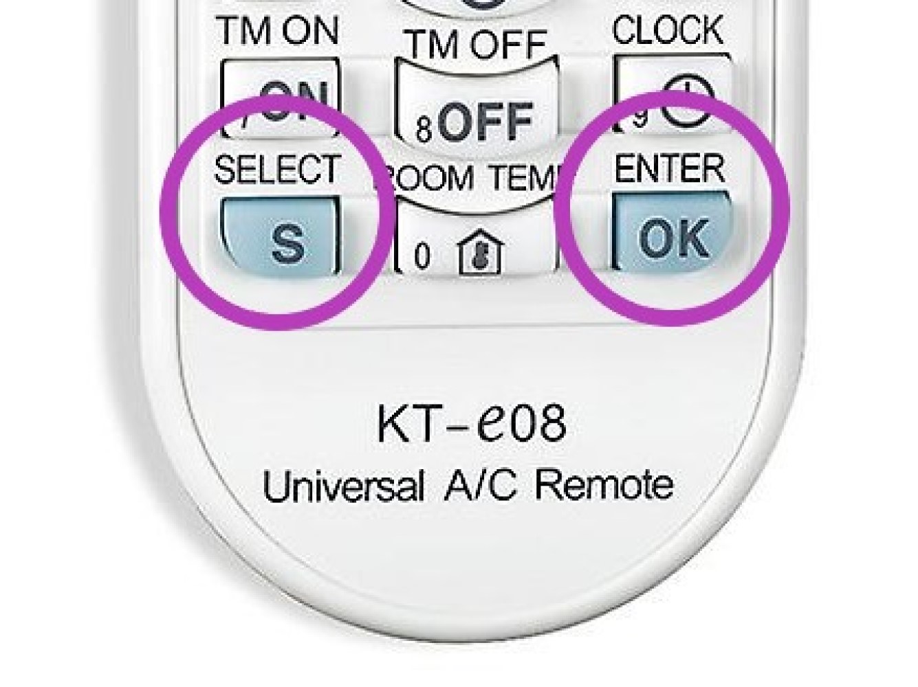 PILOT DO KLIMATYZACJI GOLDSTAR HAIER HITACHI HQ Model KT-E08