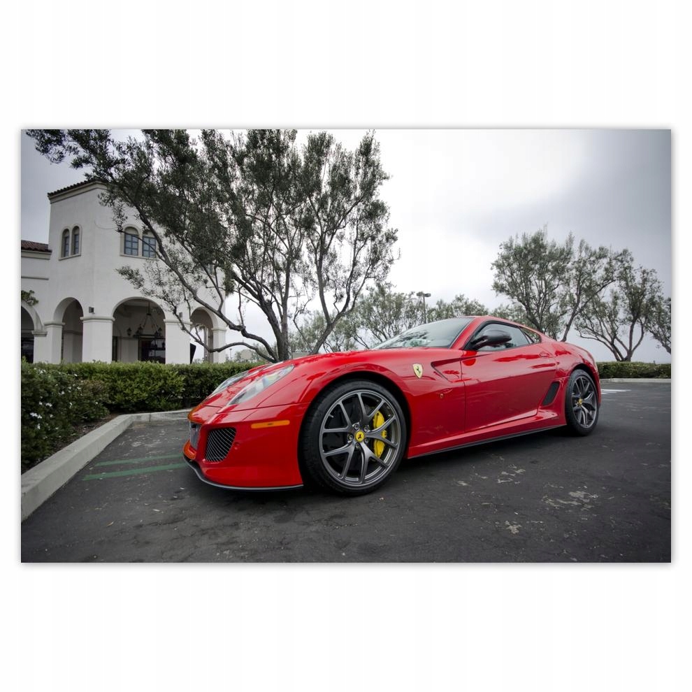 

Naklejki 60x40 Czerwony samochód Ferrari