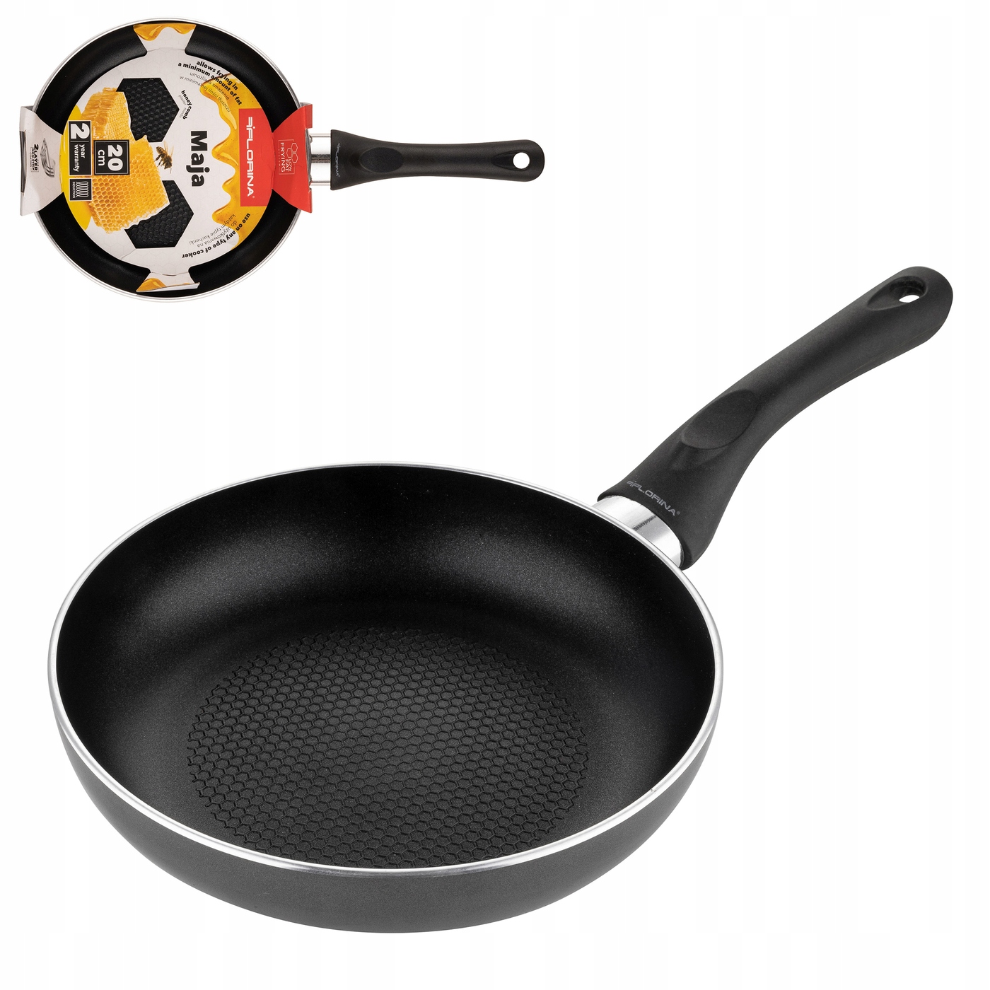 

Patelnia aluminiowa Maja 20 cm indukcja