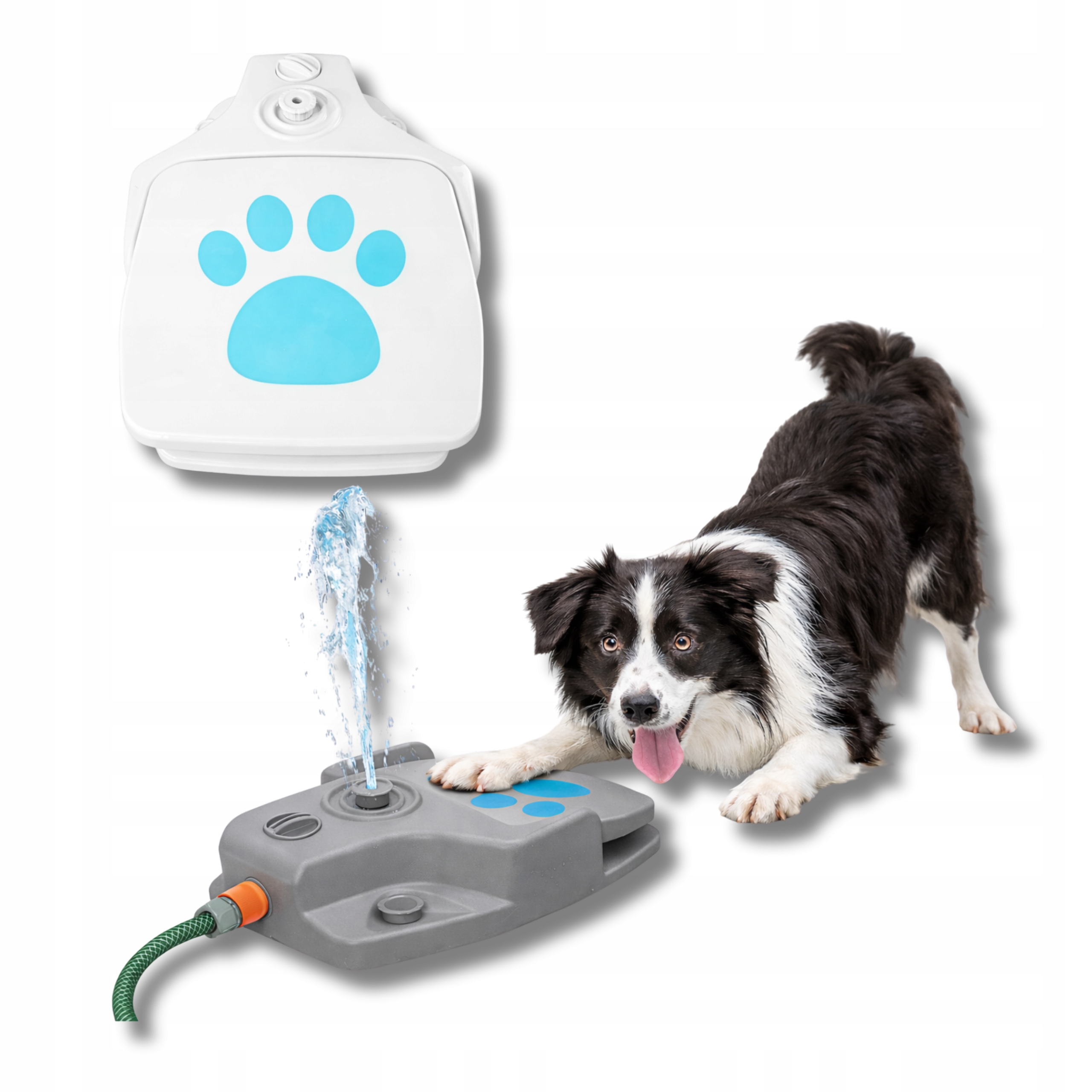 Levně Napáječka s fontánou Zoofari Šedá Napáječka pro psa a kočku