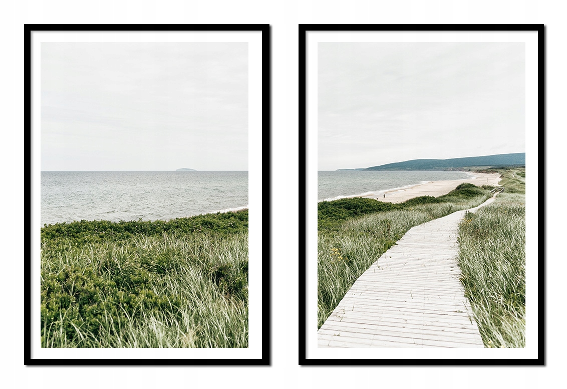 Obraz Plakáty V Rámu 53x73 cm Diptych Sada 2 obrazů Cesta Boho P2180