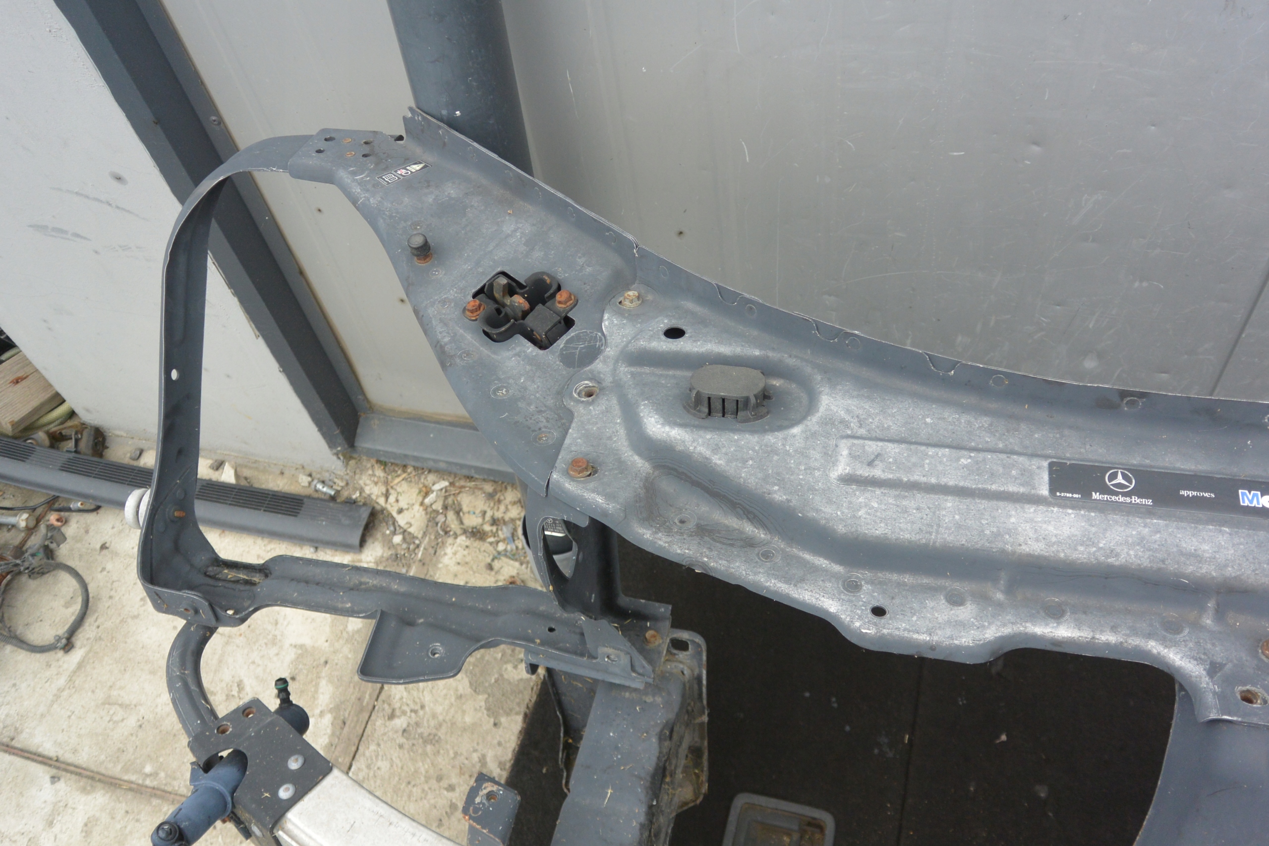 support panel for radiators pillar MERCEDES R W251 tip sider OKULAR