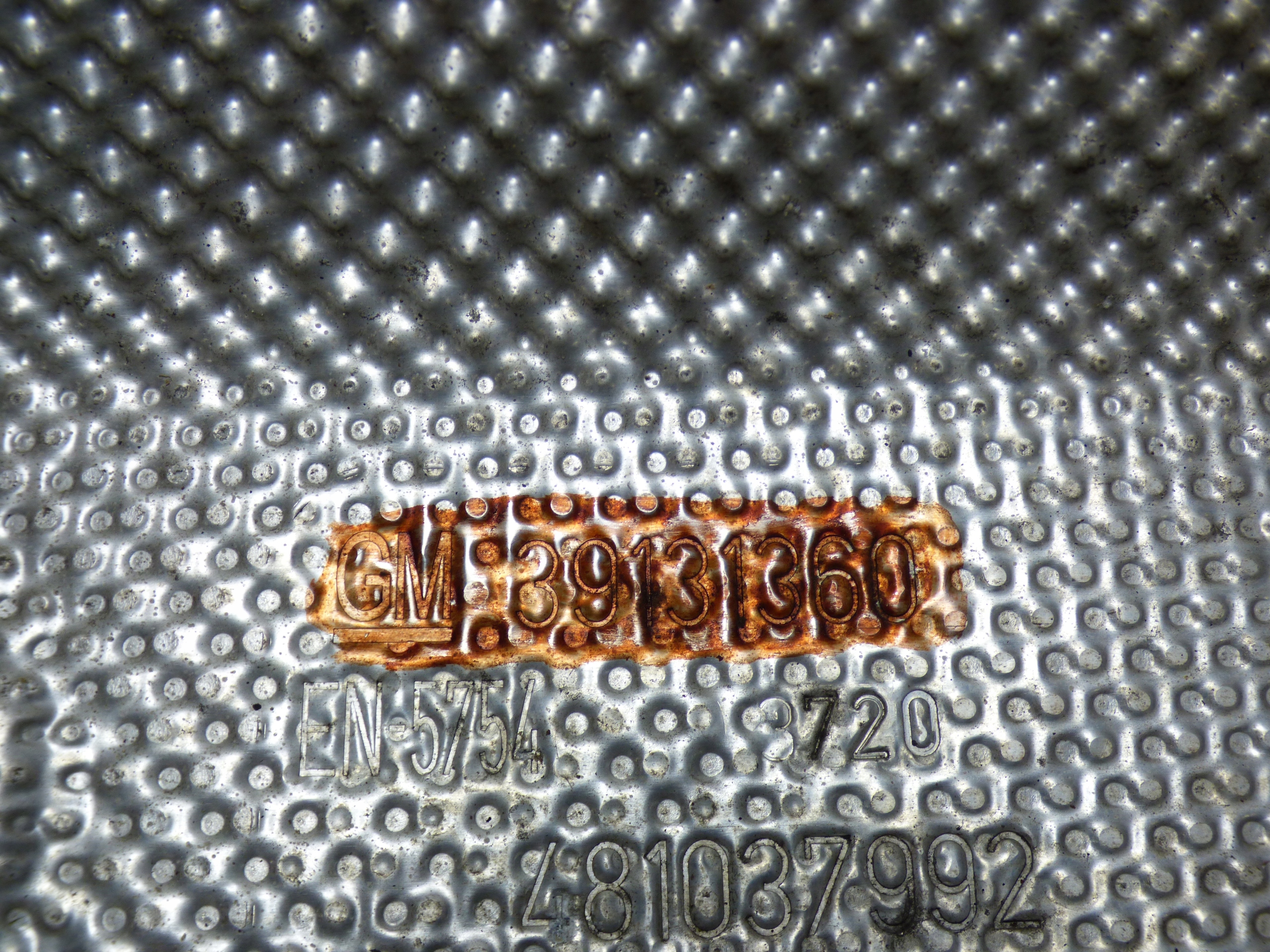 Blende Abdeckung termiczna 39131360 OPEL ASTRA K V KOMBI