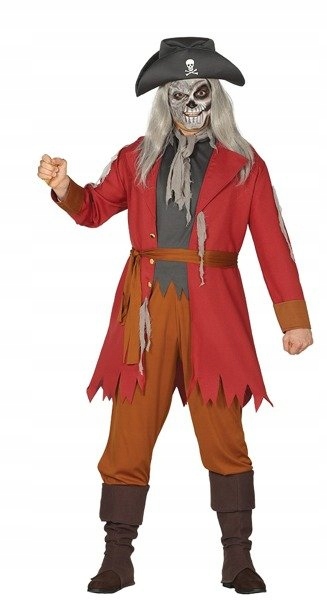 STRÓJ DUCH PIRATA PIRAT SZKIELET HALLOWEEN M