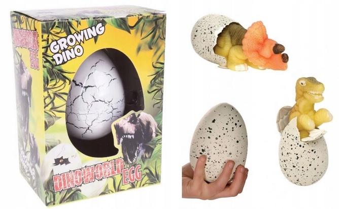 JAJKO JAJO WYKLUWAJĄCY SIĘ I ROSNĄCY DINOZAUR Marka Hipo