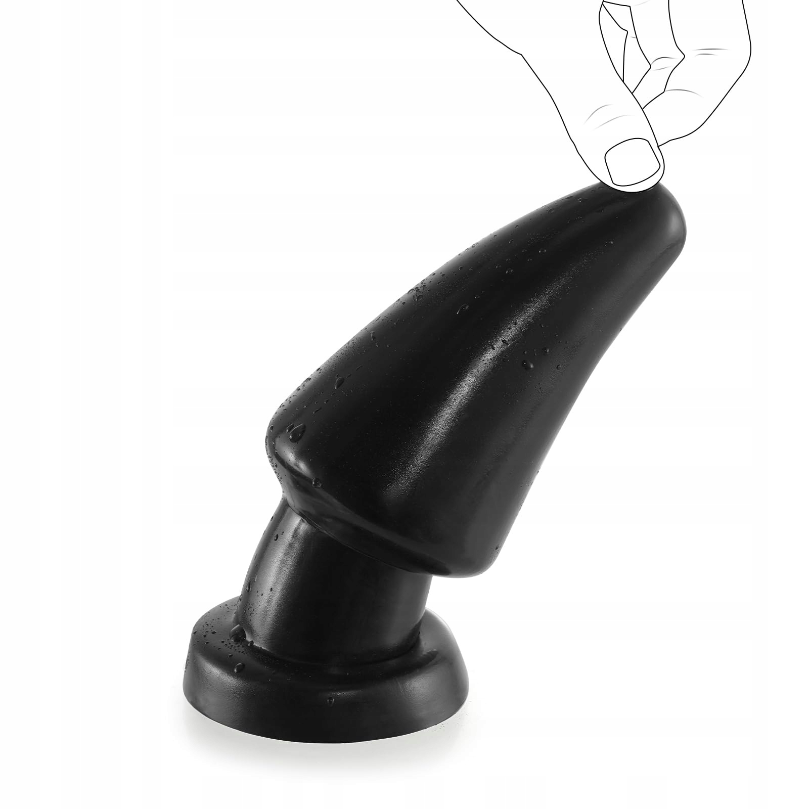 HUGE DILDO Zestaw Dużych Korków Analnych 17 cm Stymulator Punktu G Prostata — miniatura 5