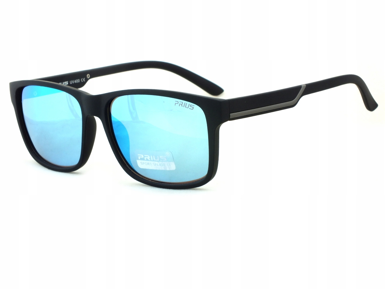 Prius markowe okulary Przeciwsłoneczne lustrzanki ice blue Filtr UV400 revo