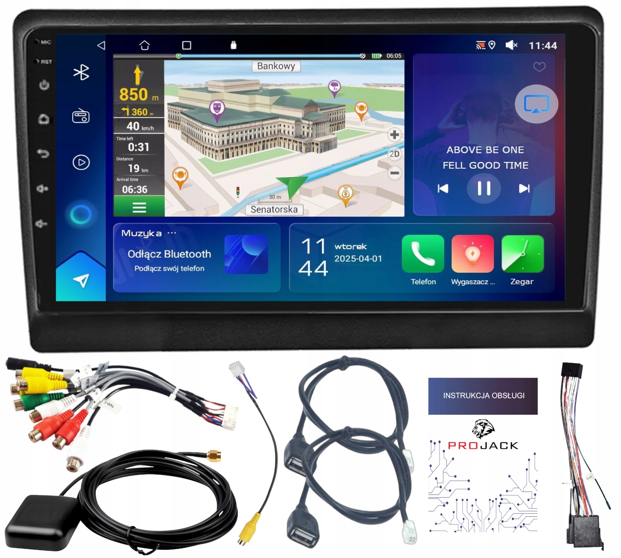 Autorádio Gps Kia Ceed 2006-2009 Carplay Android Auto 2GB 64GB