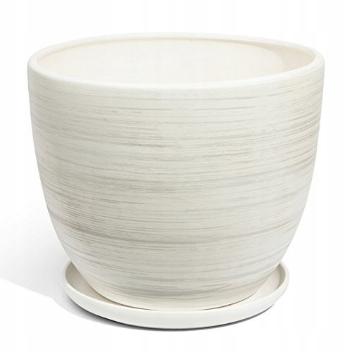 

Doniczka Ceramiczna Baryłka 6 Jasny beton 30x25 cm