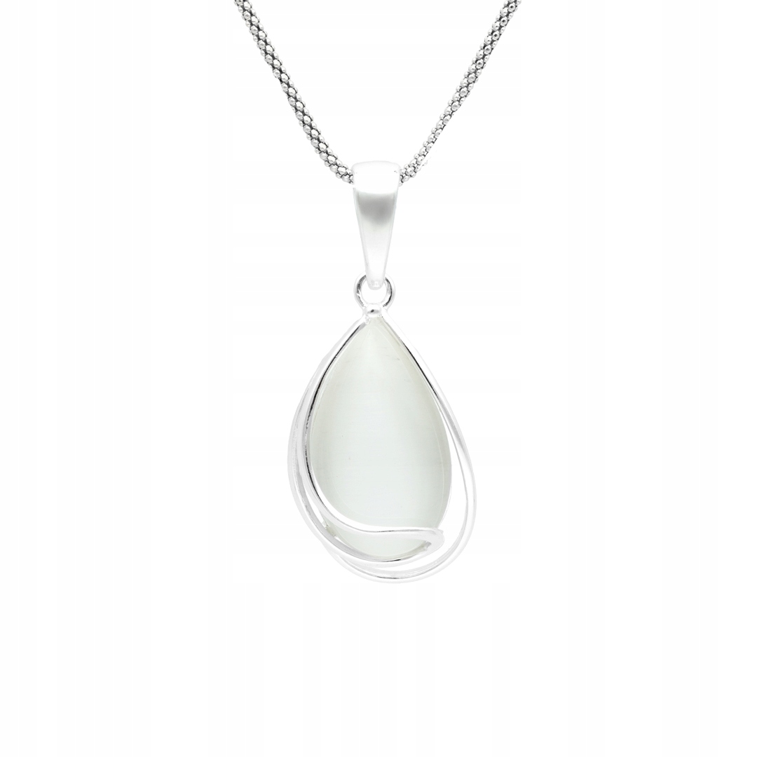 Stříbrný přívěsek s ulexitem elegantní dámské šperky stříbro 925