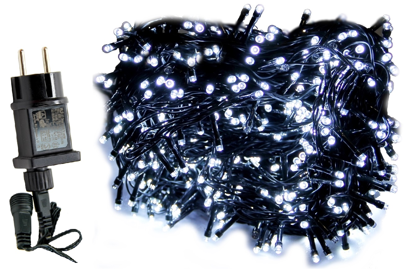 

Lampki 500x Led efekt Flesz b. Zimne dł. 26,5mb