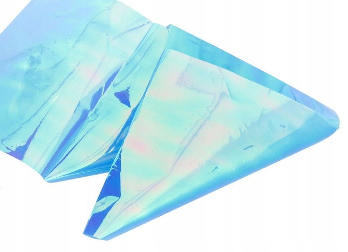 

slay Folia Efekt Szkła Glass Folie Szkło niebieski