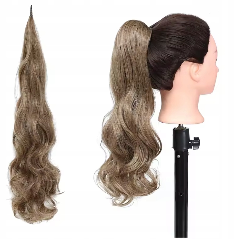 Poník Dopinka S Drátem Umělé Vlasy Vlnitý M8/25 tmavý světle blond