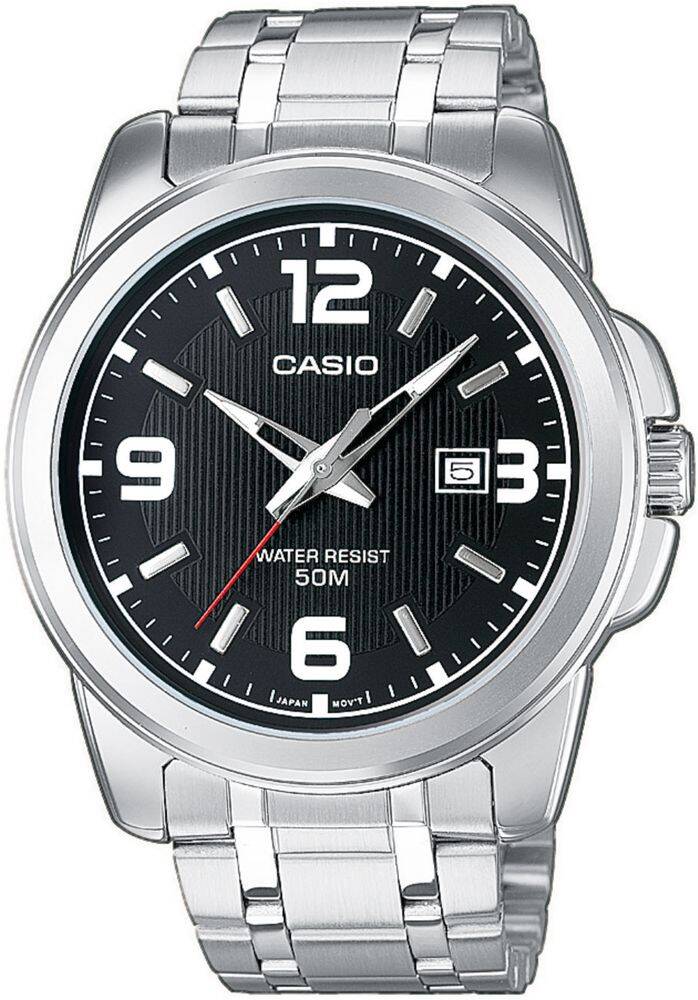 Zegarek męski srebrny Casio MTP-1314PD-1AVEF