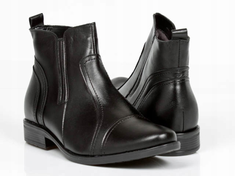 Bot Bal 1001 pánské kozačky Pol černé 45 kůže