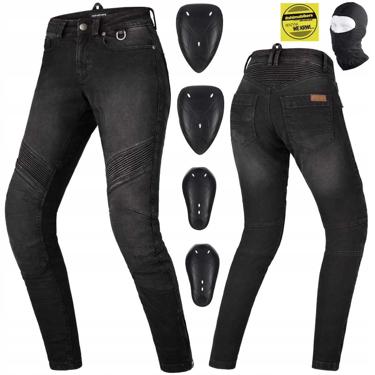 Motocyklové Nohavice Shima Jess Dámske Džínsy Chrániče Darček