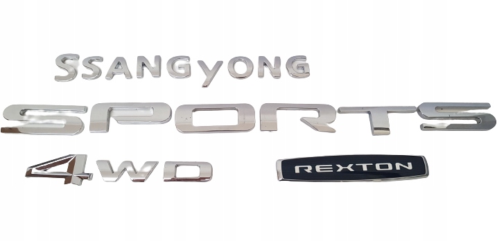 Ssangyong Rexton Sports 4WD Nápis Znak Emblém