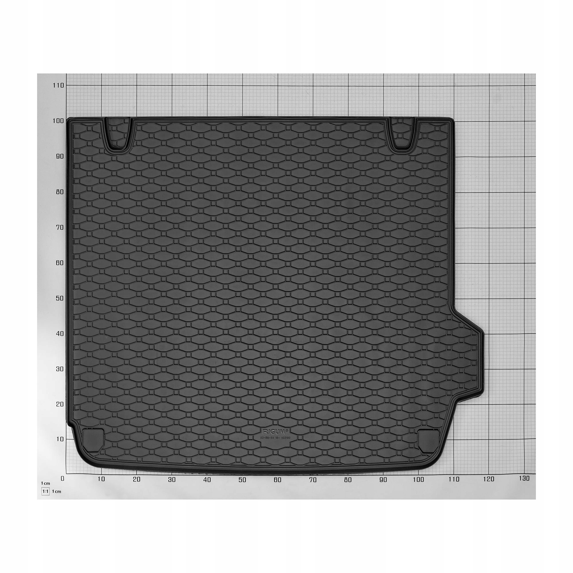 Zestaw dywaników do BMW X4 od 2018 - dywaniki gumowe i mata bagażnikowa Materiał guma