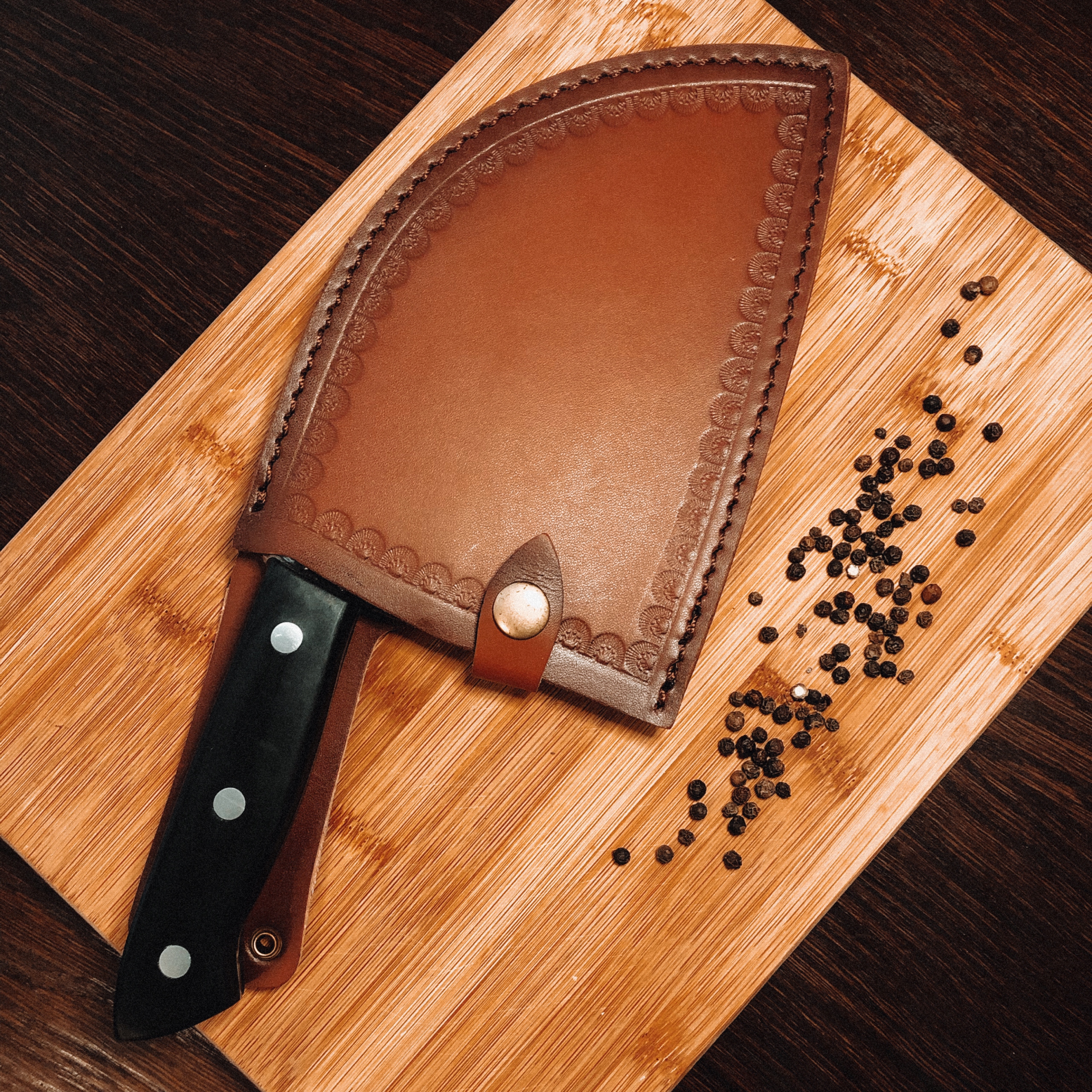 Tasak Japoński Duży – Ostry Nóż Kuchenny Szefa Kuchni Do Mięsa i Warzyw Materiał ostrza ze stali