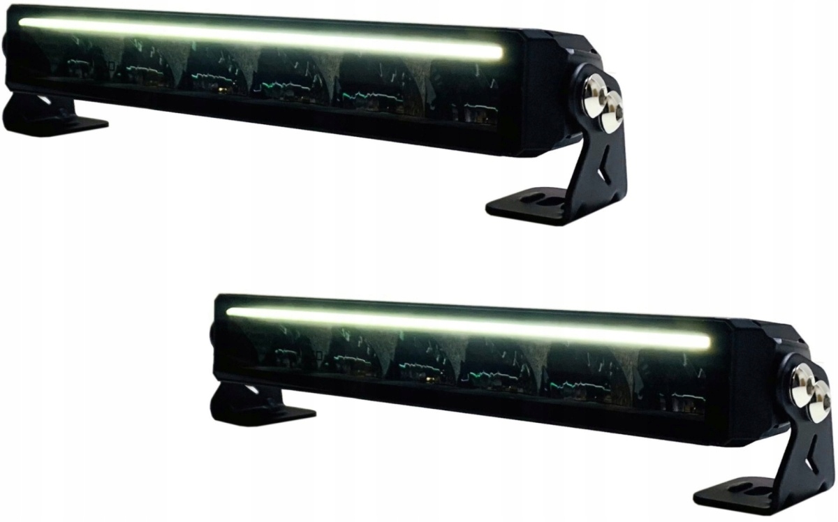 2x Halogen silniční dalekonosný 6 Led poloha pásek homologace 12v 24v