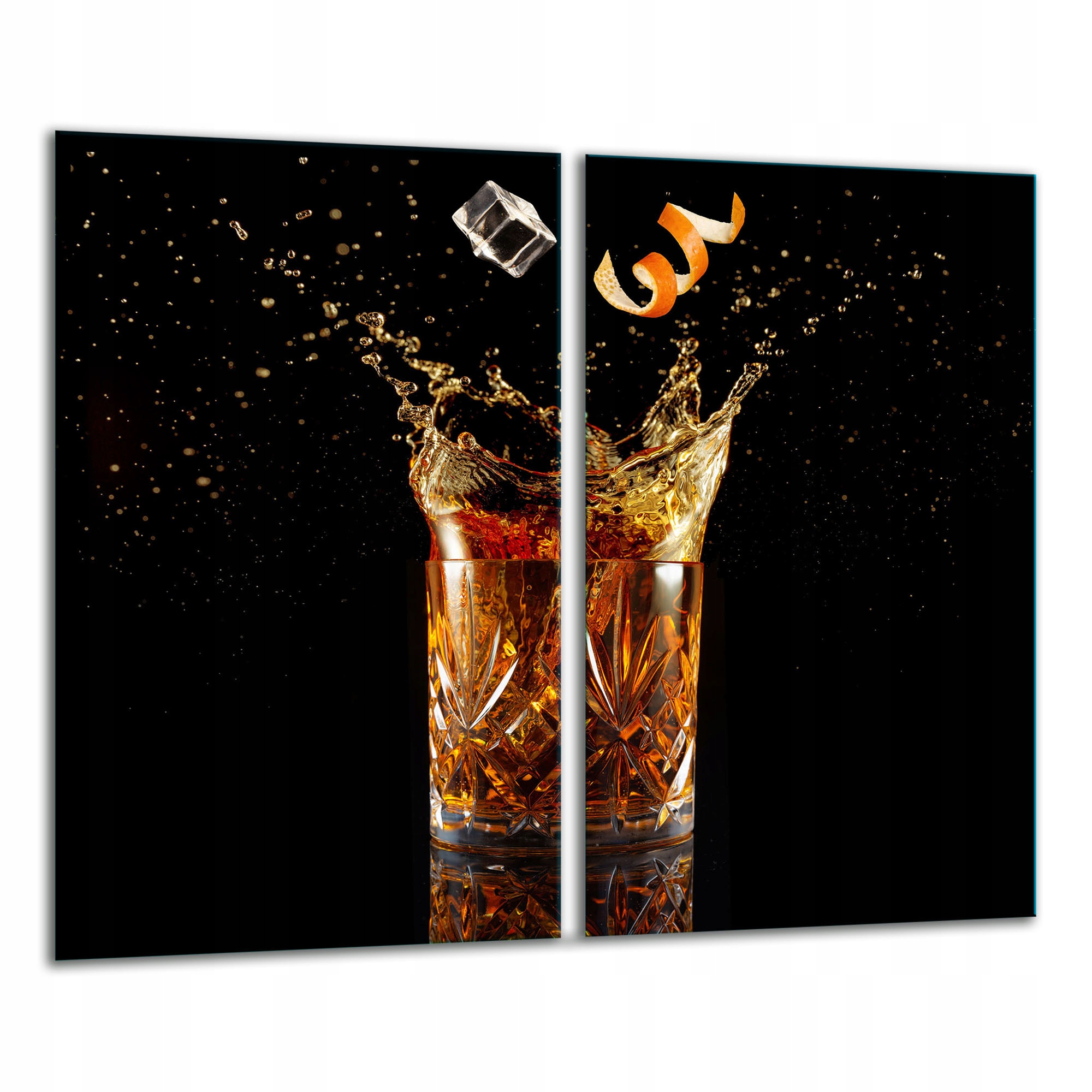 7v1 Skleněná Krájecí Deska 2x 30x52 Drink