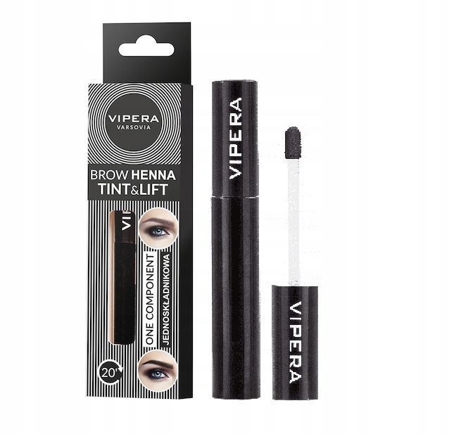 

Vipera henna do brwi Tint&lift Ciemny Grafit