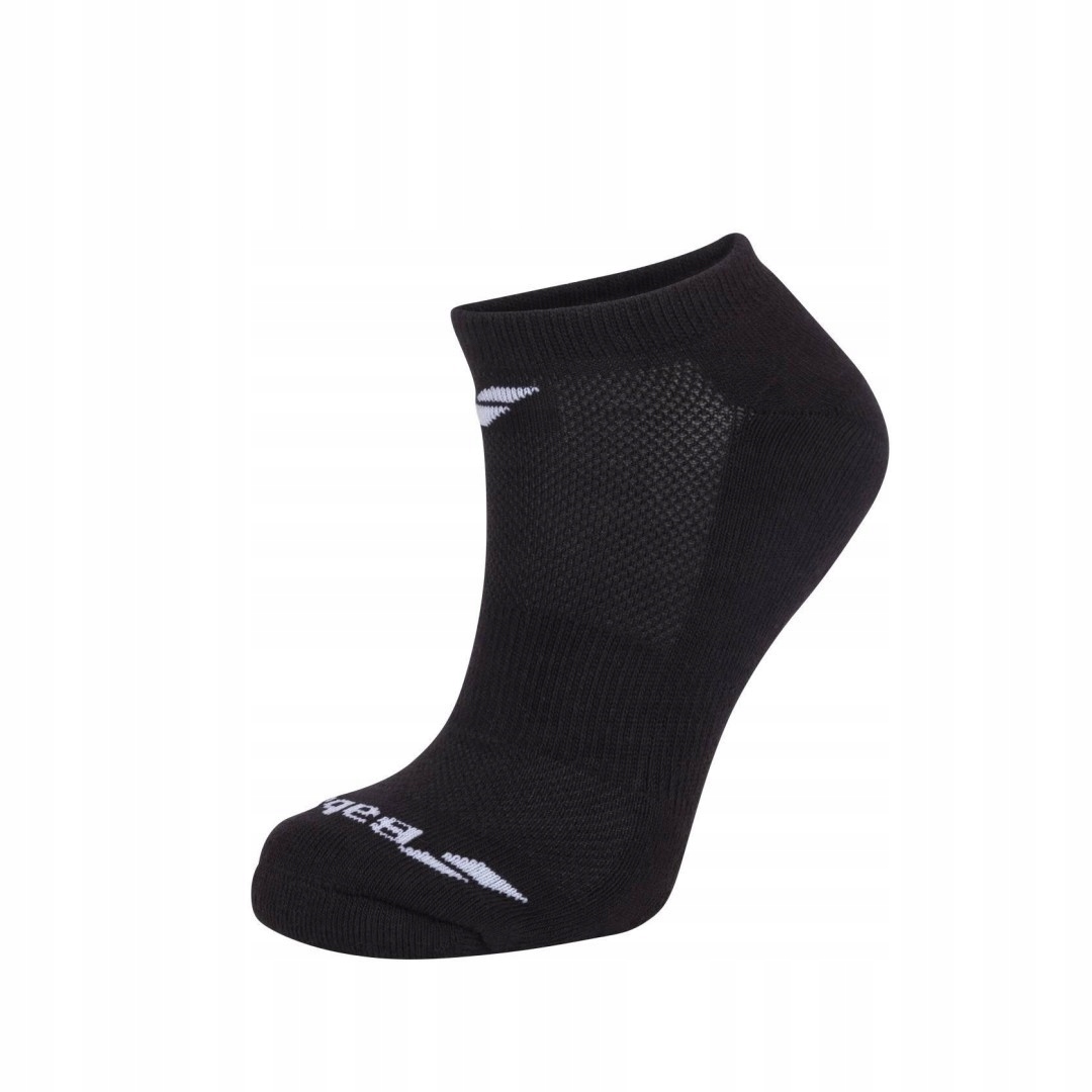 Skarpety Babolat Invisible x 3 black/black 43-46