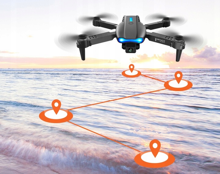 DRON KAMERY+Słuchawki 4K UNIKANIE PRZESZKÓD WIFI Bohater brak