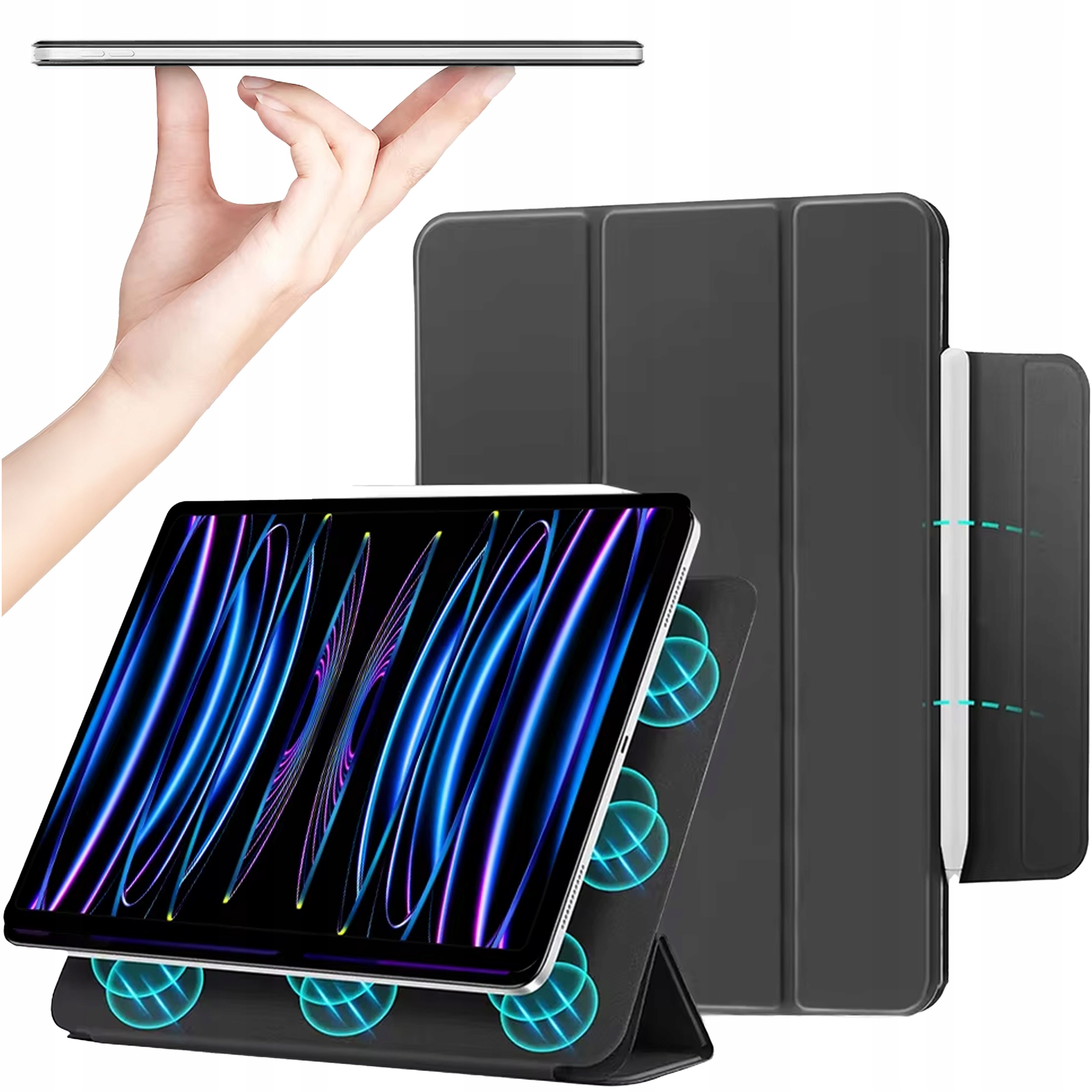 Etui Magnetic do Apple iPad 10 10.9 10 GEN 2022 iPad 11 A16 11 GEN 2025