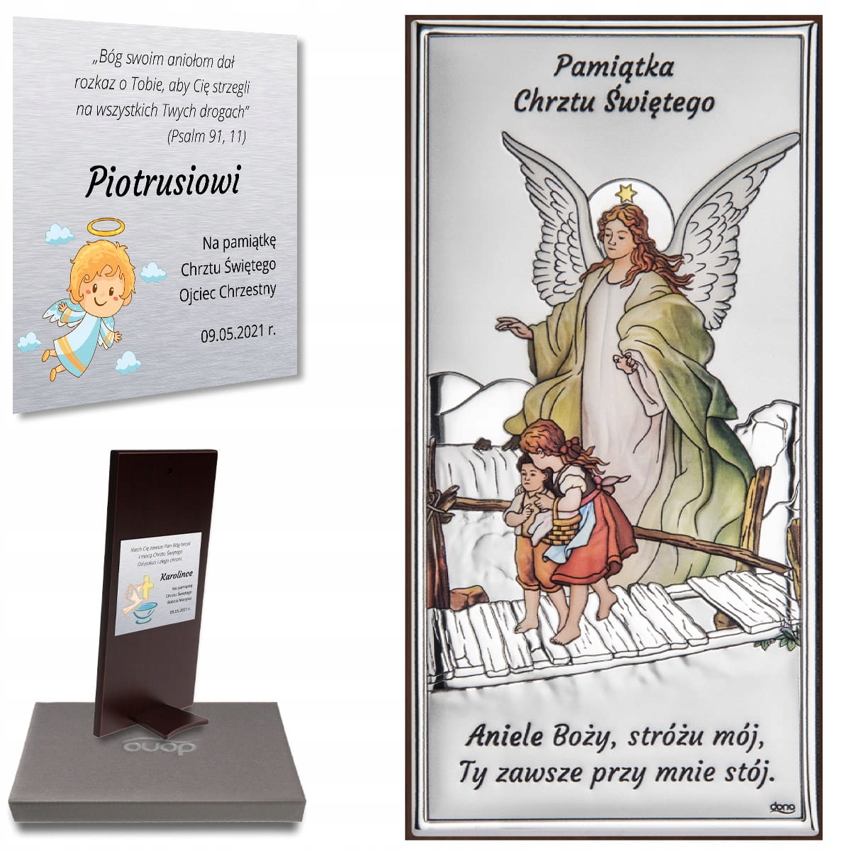 Obrázek suvenýru křtu svatého Anděla na lávce