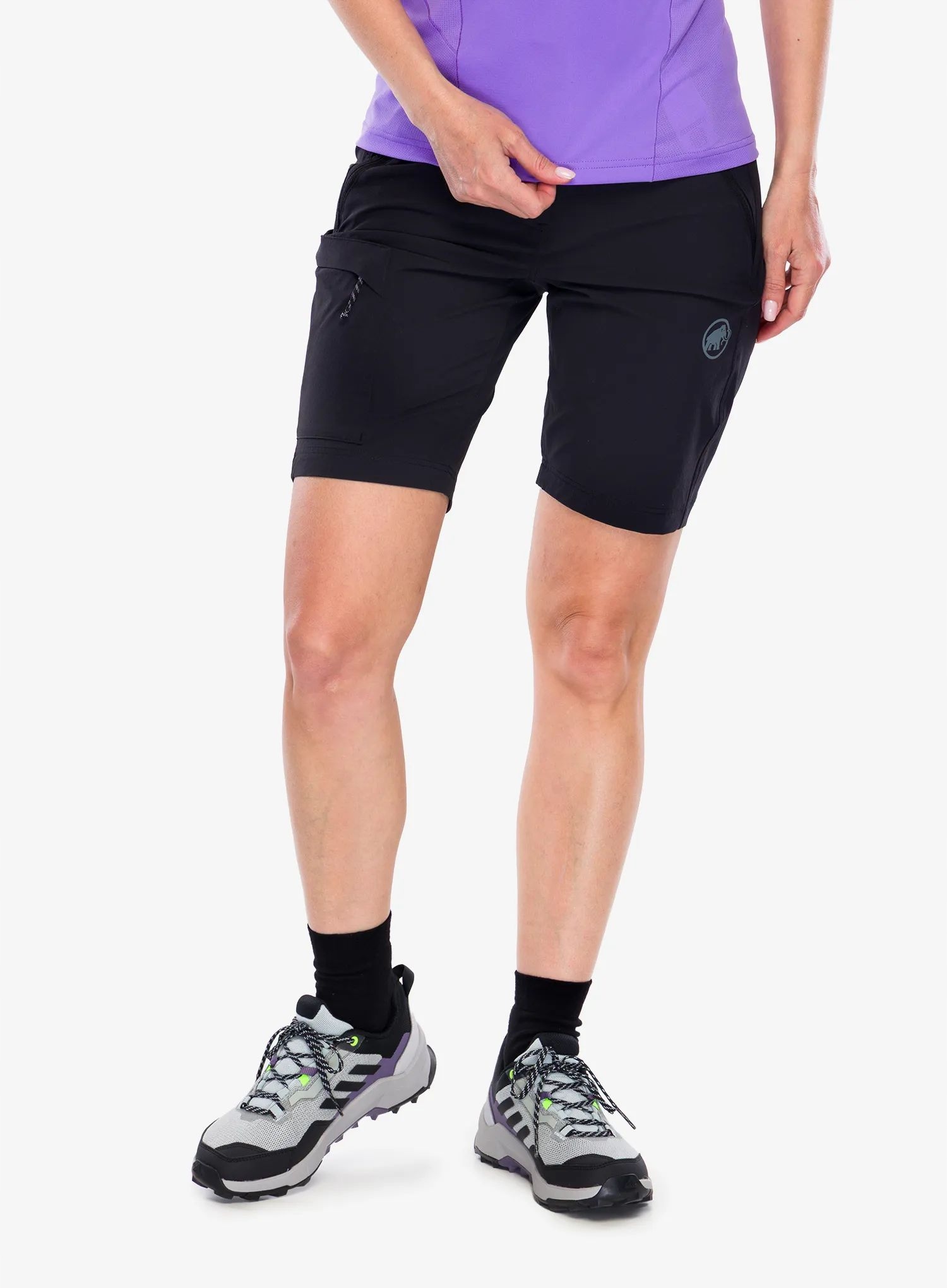 Kraťasy turistické kraťasy Mammut Runbold IV Shorts černá 34 (xs)
