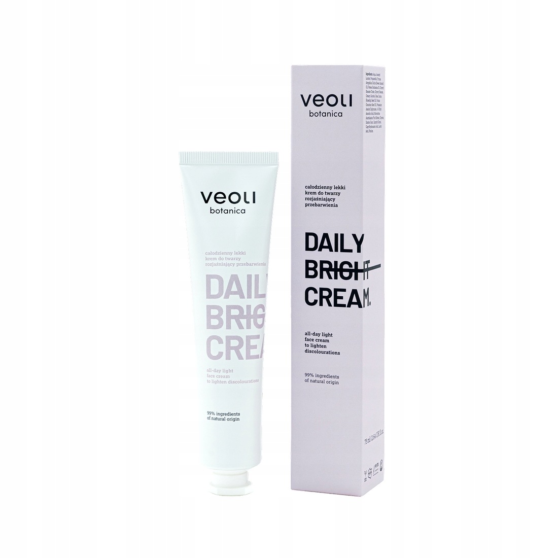 Veoli Botanica Lehký rozjasňující krém na obličej s pigmentovými skvrnami 75 Ml