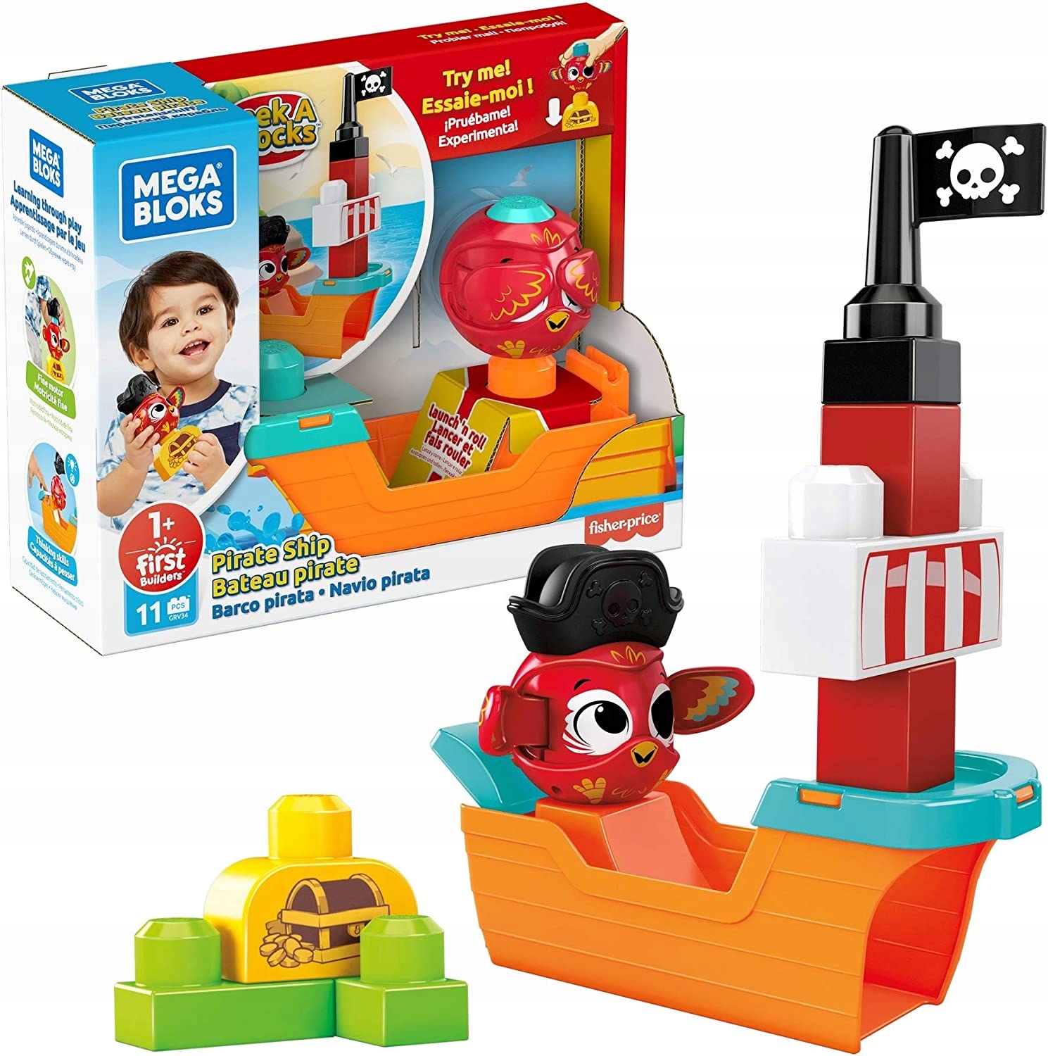 

Bloks Klocki Statek Piracki GRV34