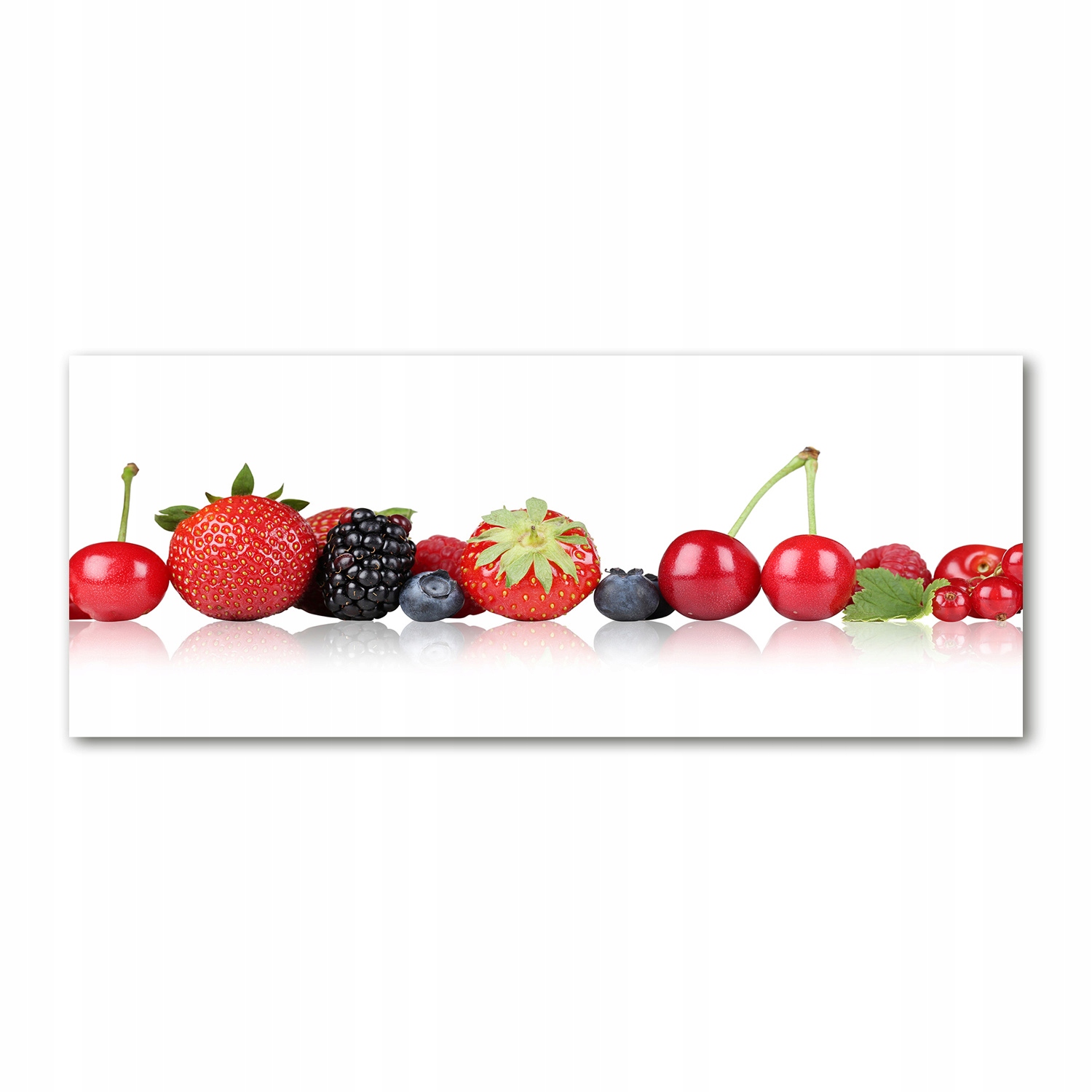 

Foto obraz akryl zdjęcie Owoce w rzędzie 125x50 cm