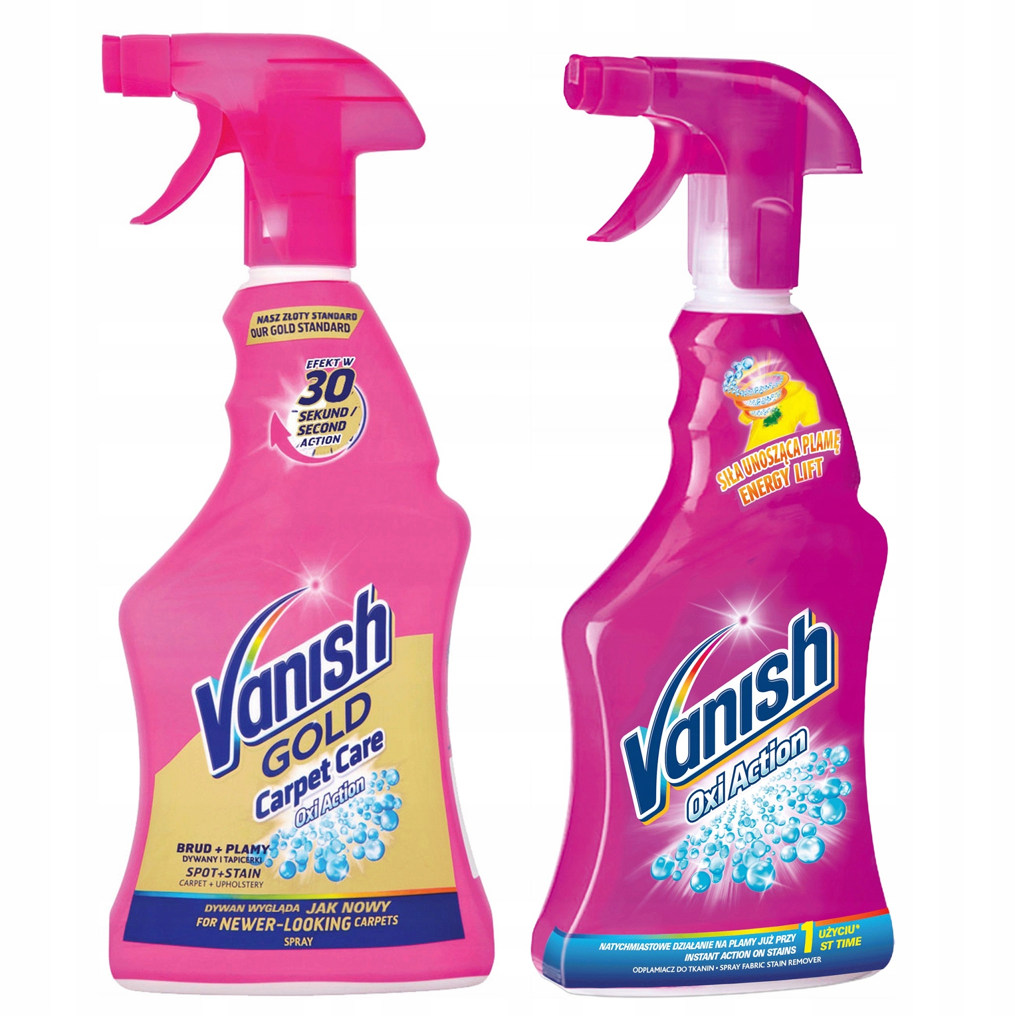 

Zestaw Vanish Odplamiacz w Sprayu 2x500ml