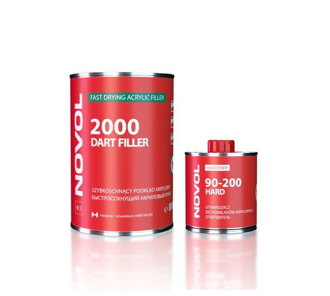 

Podkład akrylowy Novol Dart 2000 szary +utw.1L
