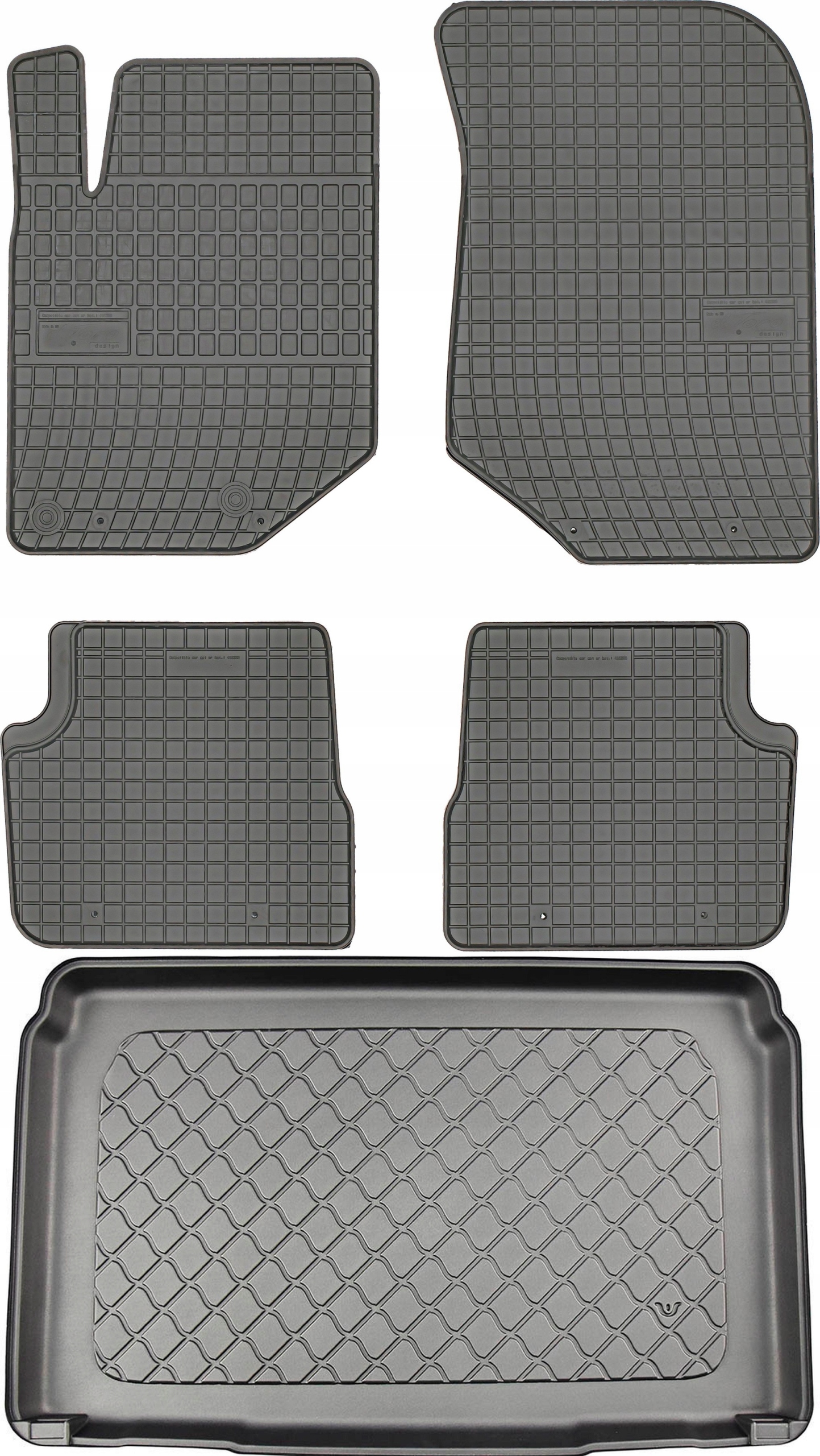 Opel Corsa F Hatchback 2019 Koberce rohož