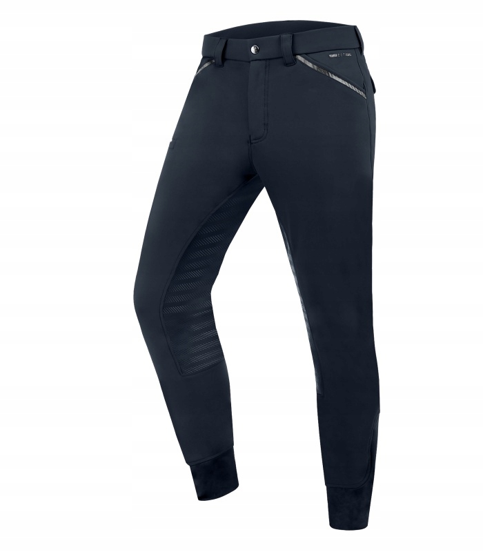 Bryczesy męskie z pełnym lejem silikonowym Marc Waldhausen-ELT navy 48