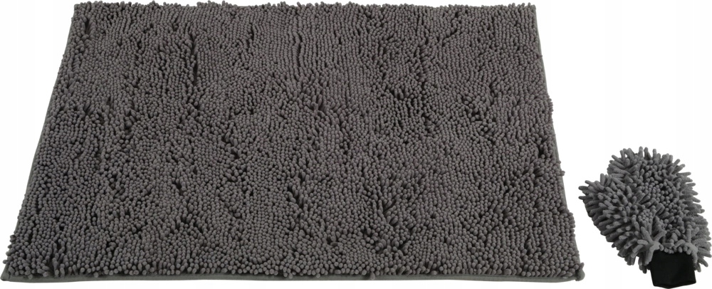Levně zolux koberec ručník pro psa šedý mikrovlákno 100x70