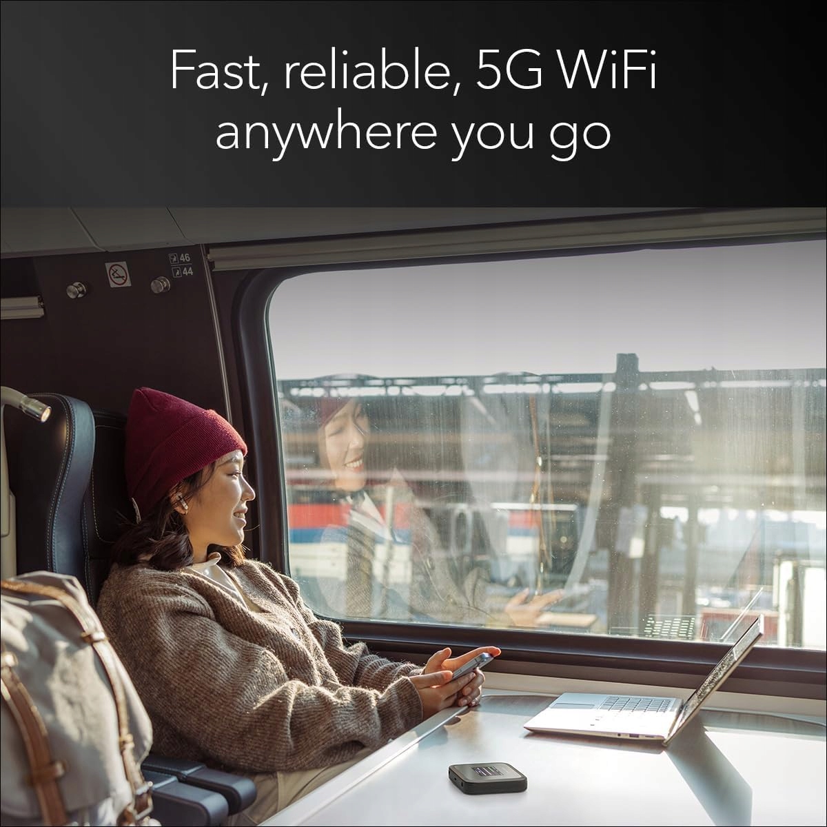 NETGEAR Nighthawk M3 Router 5G SIM Karta Mobilny Hotspot WiFi 32 Urządzenia — miniatura 3
