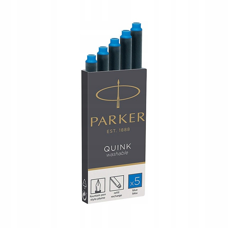 

Naboje do piór Parker standard niebieskie zm. 5szt