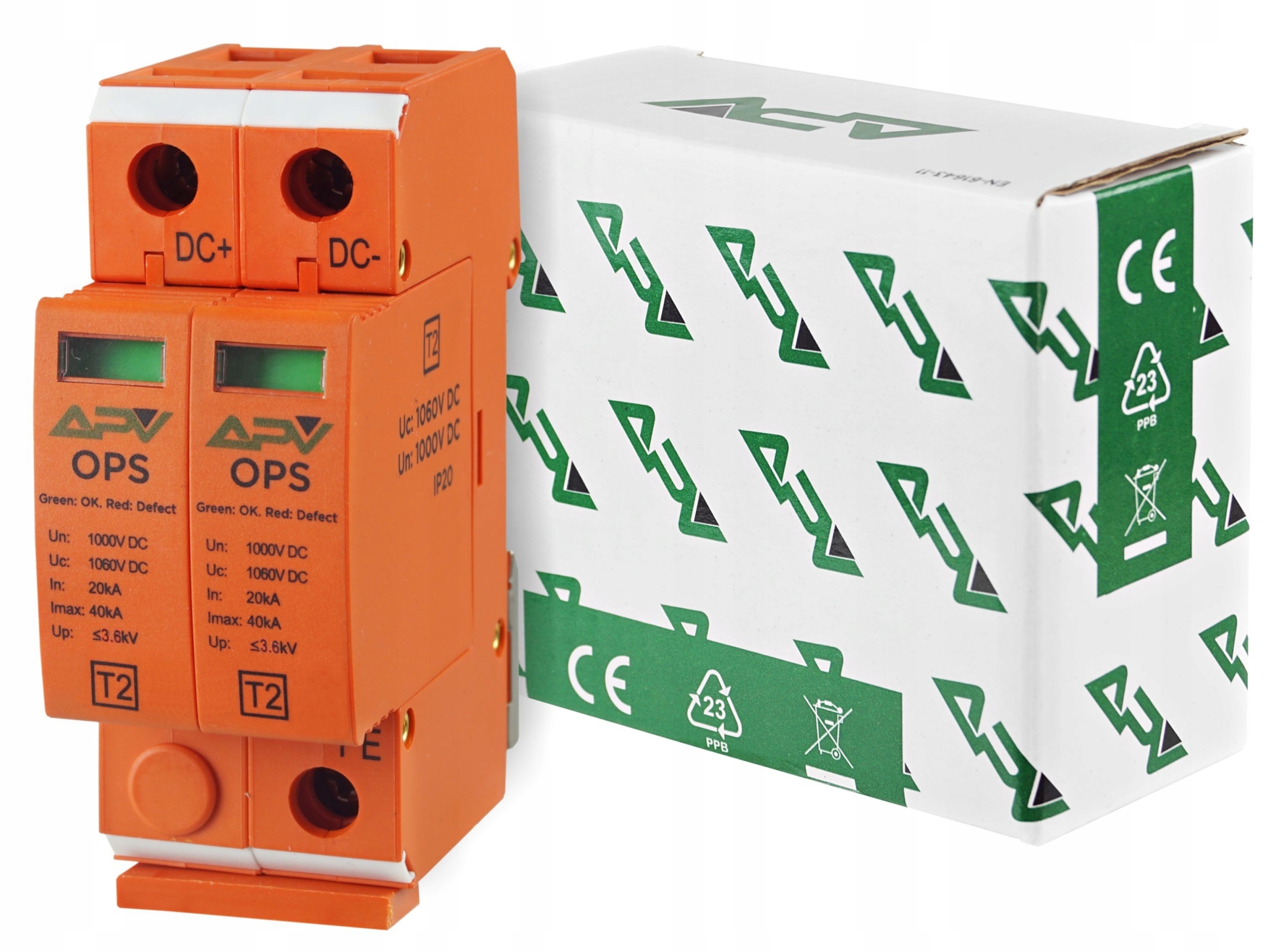 

Ogranicznik Przepięć 1000V DC Panel Fotowoltaiczny