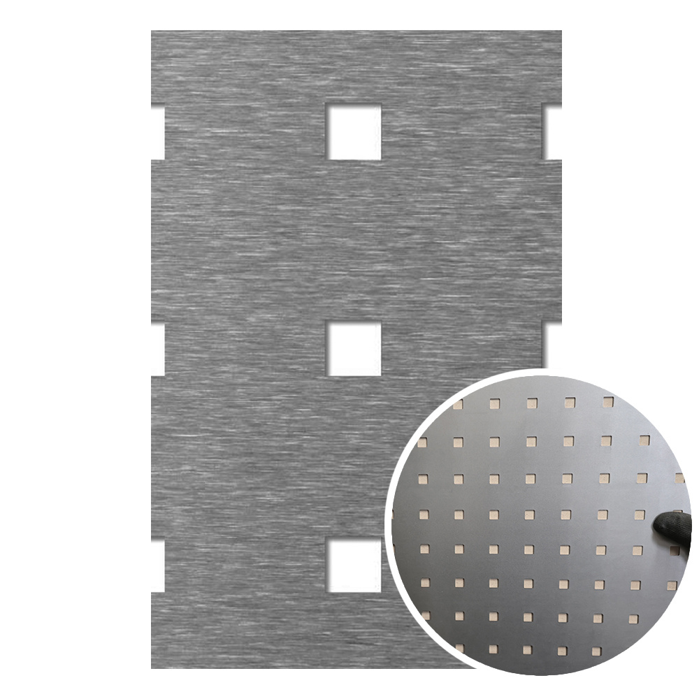 Blacha Perforowana 1000 x 500 Surowa Gr. 1 mm Qg 10-38 Oczko Kwadrat 10 mm