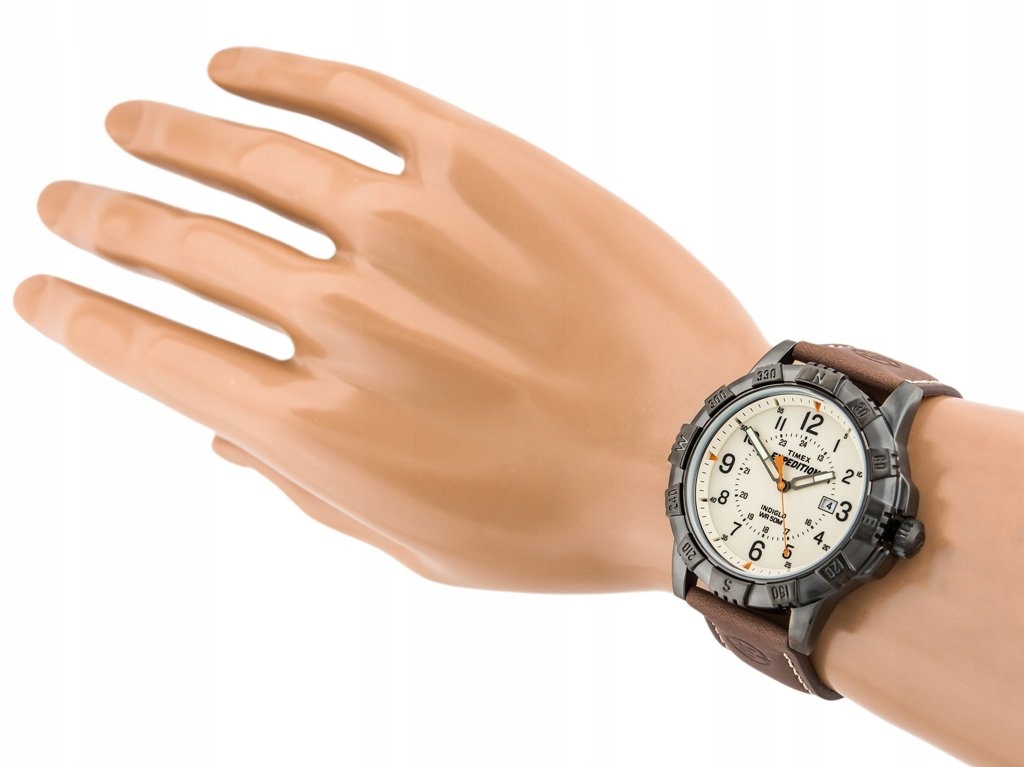 ZEGAREK MĘSKI Timex Expedition PODŚWIETLENIE INDIGLO DATOWNIK 5ATM SKÓRA Rodzaj analogowe