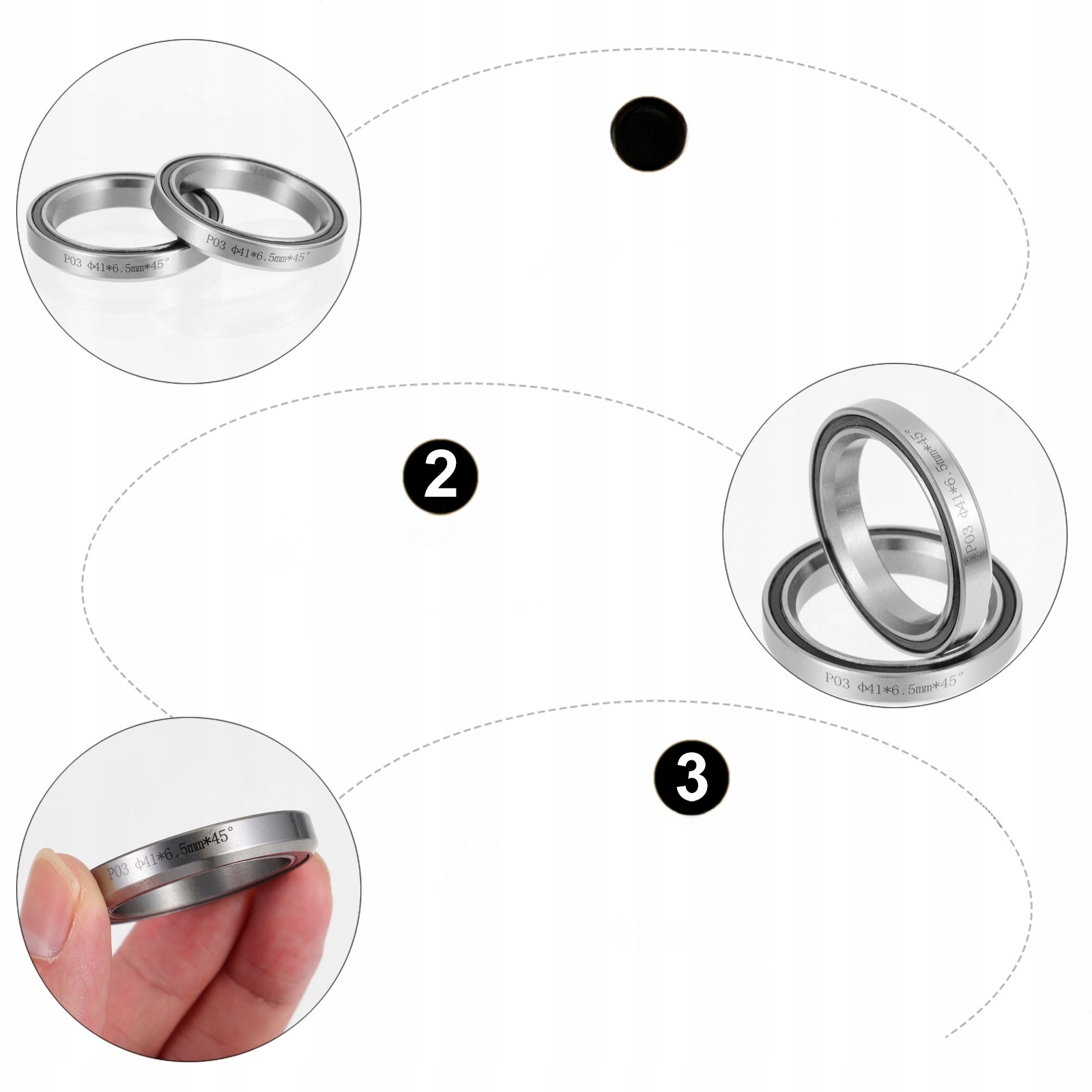 SŁUGI ŁOŻYSKOWE MATERIAŁY STALOWE ŁOŻYSKA ROWEROWE Kolor wielokolorowy