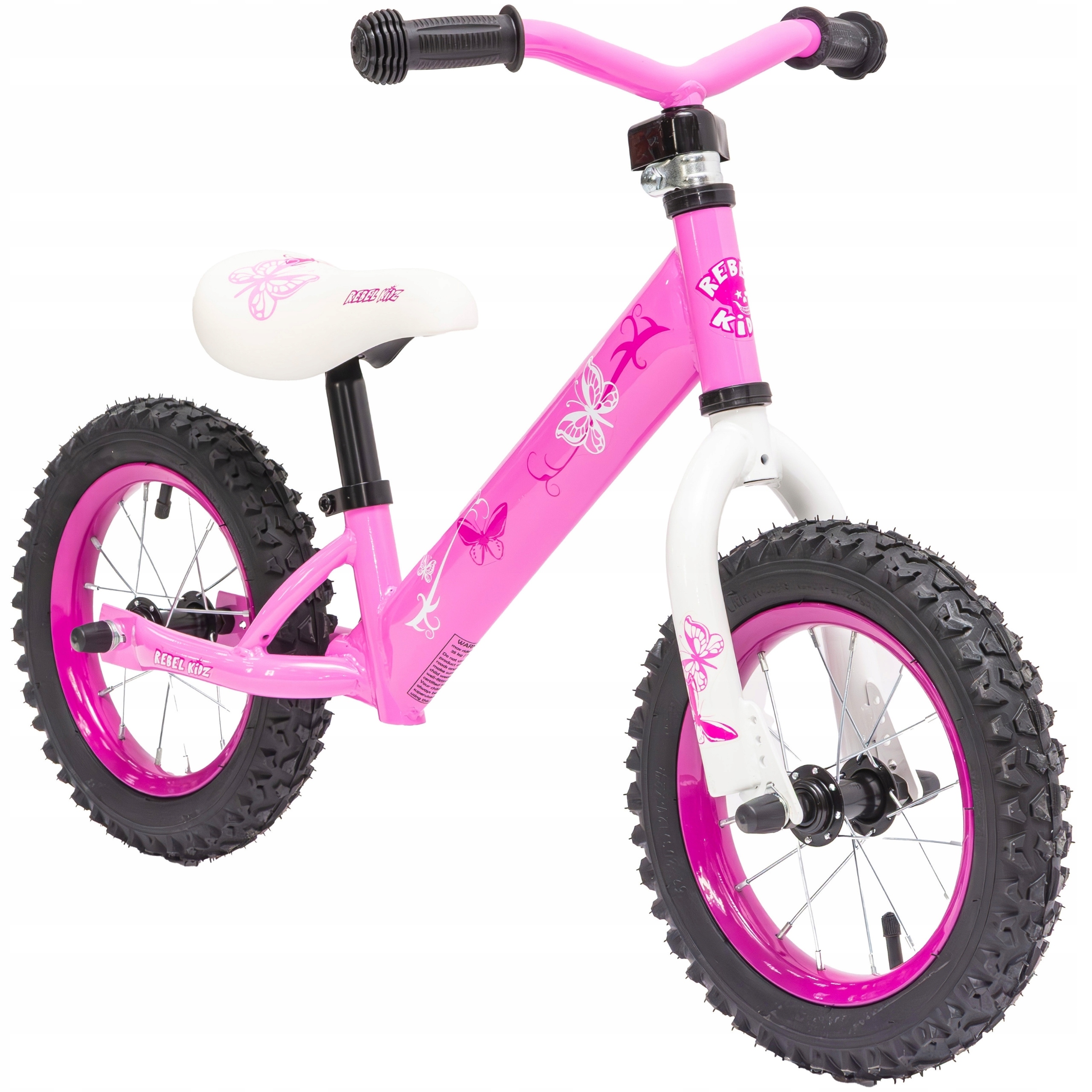 Rower Biegowy Dziewczęcy Koła 12,5" Rowerek dla Dziewczynki 2 lata